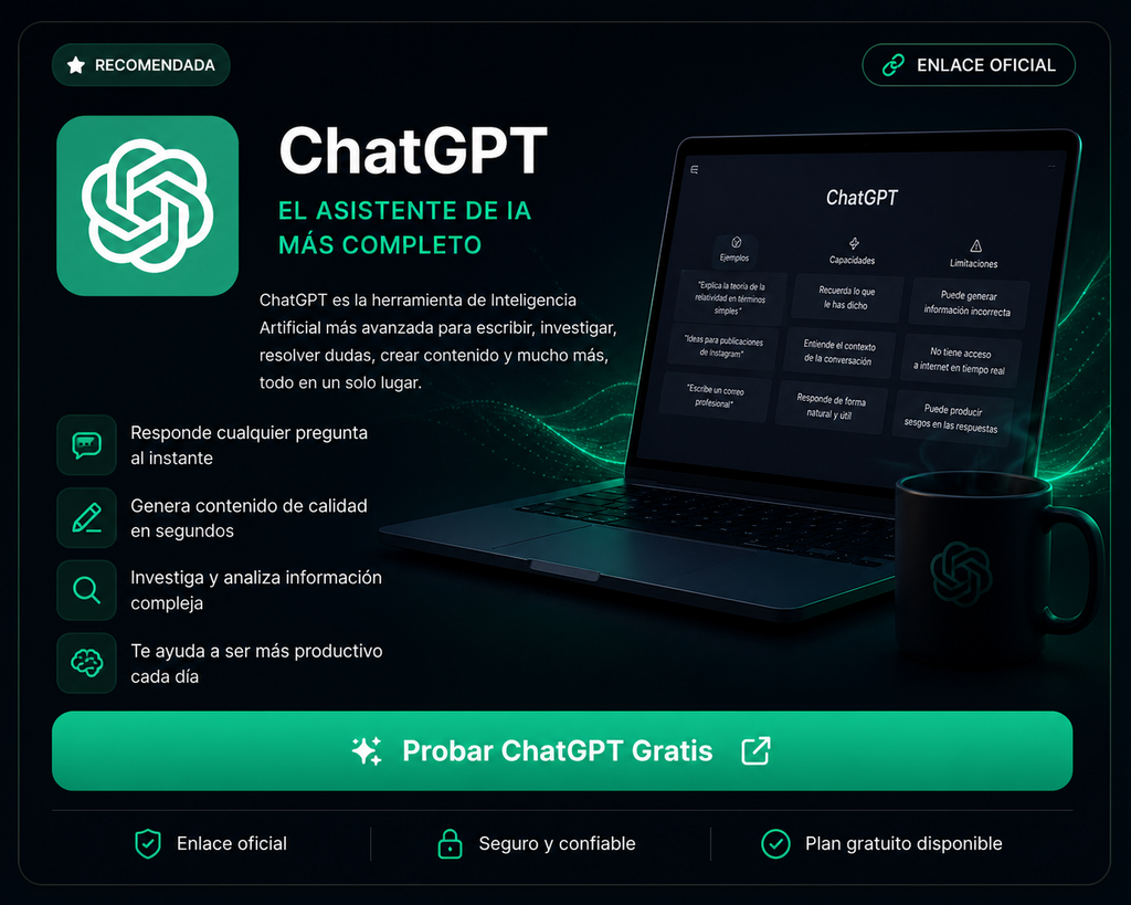 ChatGPT - El asistente de Inteligencia Artificial más completo